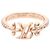 Anello Louis Vuitton placcato oro con strass D'oro