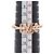 Anello Louis Vuitton placcato oro con strass D'oro - vista 6