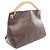 Borsa a Spalla Louis Vuitton Artsy MM Monogram Marrone - vista 2