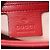 Borsa a Spalla Gucci Ally Small GG Marmont Nero Rosso - vista 4
