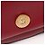 Borsa a Spalla Gucci Ally Small GG Marmont Nero Rosso - vista 5