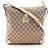 Borsa a Spalla Gucci Abbey GG Canvas Beige Crudo