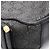 Borsa a Spalla Gucci GG Denim Nero - vista 6
