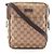 Borsa a Spalla Gucci GG Canvas Marrone Beige