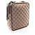 Borsa a Spalla Gucci GG Canvas Marrone Beige - vista 2