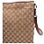 Borsa Gucci beige e rosso scuro in pelle e tela Bordò - vista 5