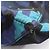 Borsa Tote 2-Way Prada Triangle Logo Camouflage Nero Blu Multicolore - vista 8