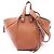 Borsa a mano Loewe Hammock Small 2-Way in pelle Marrone
