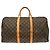 Borsa Keepall Louis Vuitton Monogram Canvas 50 Marrone