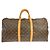 Borsa Keepall Louis Vuitton Monogram Canvas 55 Marrone - vista 2