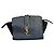 Borsa a tracolla Saint Laurent in pelle nera e scamosciato Nero
