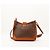 Céline Celine Borsa a tracolla Triomphe in tela e pelle Marrone Monogramma - vista 3
