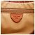 Céline Celine Borsa a tracolla Triomphe in tela e pelle Marrone Monogramma - vista 8