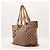 Gucci Borsa Tote in Tela Monogramma GG Marrone - vista 2
