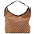 Gucci Borsa Hobo in Tela Monogramma GG Marrone
