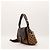 Gucci Borsa a tracolla in tela monogramma GG Marrone - vista 2