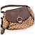Gucci Borsa a tracolla in tela monogramma GG Marrone - vista 5