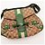 Gucci Borsa Hobo Abbey in tela Monogram Marrone Beige Verde - vista 6