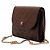 Chanel gesteppte Leder-Wallet on Chain Braun