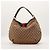 Gucci Borsa Hobo in tela monogram Marrone Rosso Verde Monogramma - vista 3