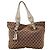 Gucci Borsa Tote in Tela Monogram GG Marrone Beige