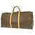 Borsa Keepall Louis Vuitton in tela Monogram 60 Marrone - vista 2