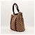 Gucci Borsa Tote in Tela Monogramma GG Marrone - vista 2