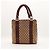 Gucci Borsa Tote in Tela Monogramma GG Marrone - vista 3
