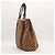 Gucci Borsa Tote in Tela Monogramma GG Marrone - vista 4
