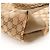 Gucci Borsa Shopper Monogram Canvas Bamboo Marrone - vista 9