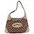 Gucci Bolso Hobo de lona monograma GG Castaño Beige