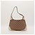 Gucci Bolso Hobo de lona monograma GG Castaño Beige - vista 3
