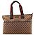 Gucci Borsa Tote in Tela Monogram GG Marrone Monogramma