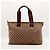 Gucci Borsa Tote in Tela Monogram GG Marrone Monogramma - vista 3