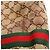 Gucci Sac Cabas GG Supreme avec Bande Web Marron Rouge Vert - vue 11