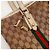 Gucci Sac Cabas GG Supreme avec Bande Web Marron Rouge Vert - vue 6