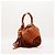 Gucci Bolsa Hobo em couro marrom com detalhes em bambu - vista 2