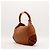 Gucci Bolsa Hobo em couro marrom com detalhes em bambu - vista 4