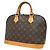 Borsa Louis Vuitton Alma Monogram Canvas PM Marrone - vista 2
