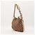 Borsa a spalla Gucci GG Supreme Canvas Horsebit Marrone Beige - vista 4