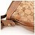 Gucci Borsa Hobo in tela monogramma GG con borchie Marrone - vista 12