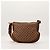 Gucci Borsa Hobo in tela monogramma GG con borchie Marrone - vista 3