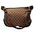Borsa Hobo Gucci in tela monogramma GG con borchie Marrone