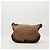 Borsa Hobo Gucci in tela monogramma GG con borchie Marrone - vista 3