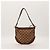 Gucci Borsa Hobo in Tela Monogram con Borchie Marrone - vista 3
