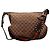 Gucci Borsa Hobo in Tela Monogram con Borchie Marrone Monogramma