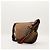 Gucci Borsa Hobo in Tela Monogram con Borchie Marrone Monogramma - vista 2