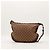 Gucci Borsa Hobo in Tela Monogram con Borchie Marrone Monogramma - vista 3
