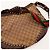 Gucci Borsa Hobo in Tela Monogram con Borchie Marrone Monogramma - vista 6