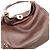 Gucci Borsa Hobo in pelle marrone con manico in bambù - vista 6